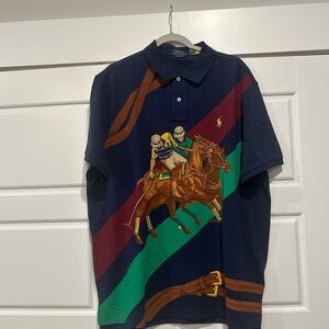 Ralph Lauren Polo Shirt with Equestrian Design